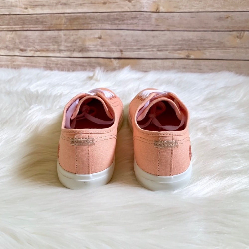 Timberland Coral Canvas Newport Bay Oxford Shoes - Picture 6 of 7